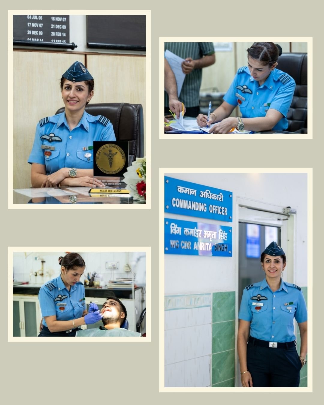 Dr. Amrita Singh in Indian Air Force uniform